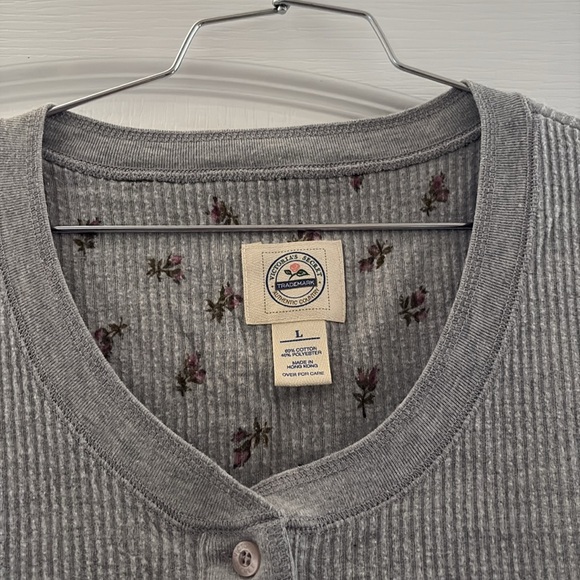 VINTAGE Victoria’s Secret Country Maxi Gray Nightgown - Picture 7 of 11